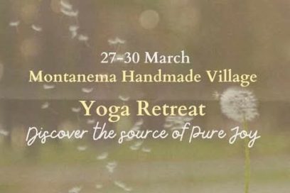 Discover the source of pure joy! The Spring yoga retreat @Montanema