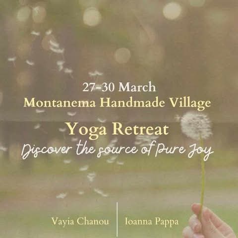 Discover the source of pure joy! The Spring yoga retreat @Montanema